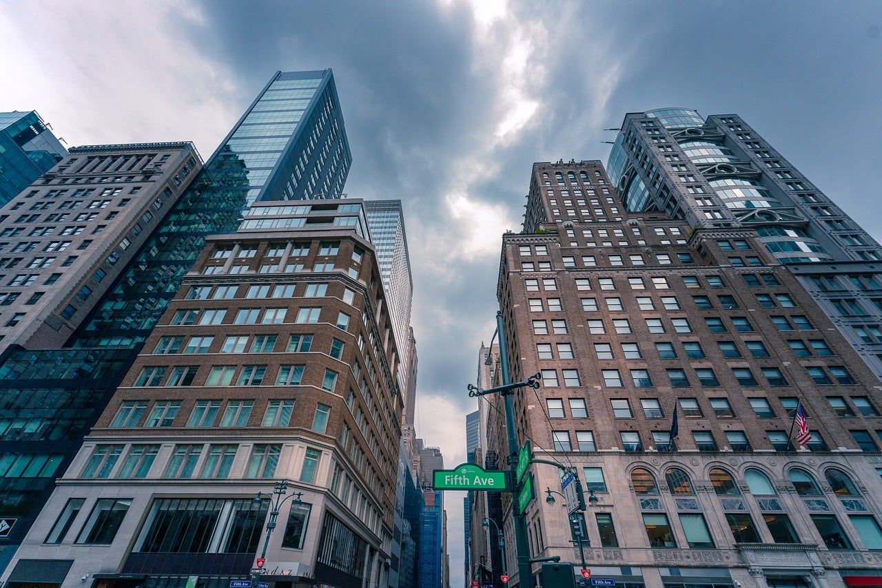 Buildings, perspective, nyc — The Perks of Working a Nodo Part-Time Job